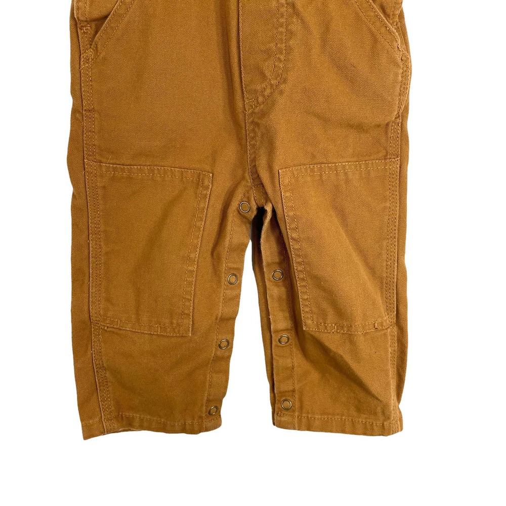 Carhartt Canvas Duck Bib Overall Sz 12M - Picture 3 of 7